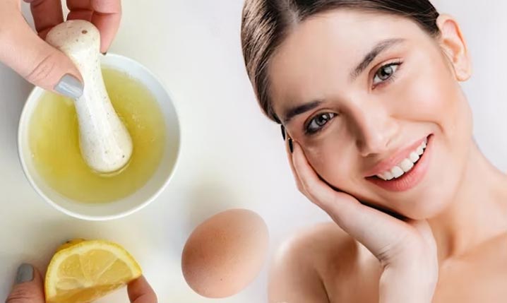 mascarilla de clara de huevo